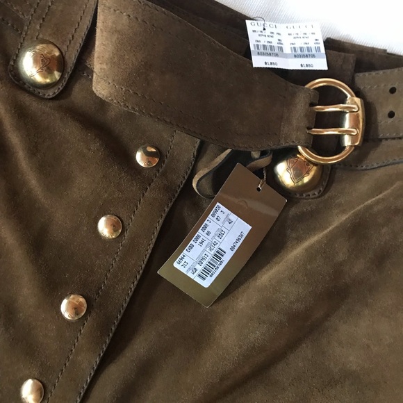 Gucci mini suede skirt - Picture 4 of 5